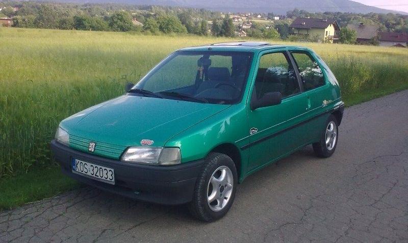 Peugeot 106 I 1.6 104KM 76kW 1994-1996