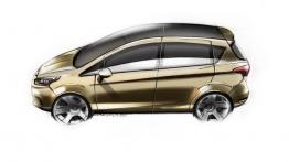 Ford B-MAX Concept - szkic auta