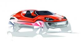 Volkswagen buggy up! Concept - szkic auta