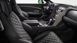 Bentley Continental GT Speed Facelifting (2016) - widok ogólny wnętrza z przodu