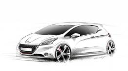 Peugeot 208 GTi - szkic auta