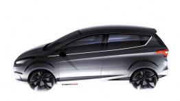 Ford B-MAX Concept - szkic auta