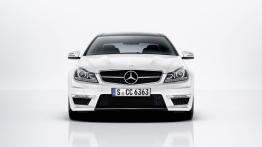 Mercedes C63 AMG Coupe 2012 - przód - reflektory wyłączone