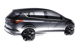 Ford B-MAX Concept - szkic auta