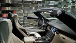 Mercedes SLS AMG Roadster 2012 - widok ogólny wnętrza z przodu