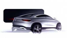 Mercedes GLE Coupe 4MATIC (2015) - szkic auta