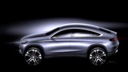 Mercedes GLE Coupe 4MATIC (2015) - szkic auta