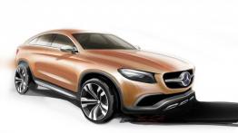 Mercedes GLE Coupe 4MATIC (2015) - szkic auta