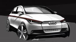 Audi A2 Concept - szkic auta