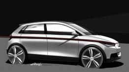 Audi A2 Concept - szkic auta