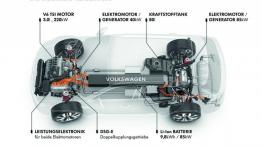 Volkswagen CrossBlue Coupe Concept (2013) - schemat konstrukcyjny auta