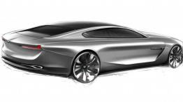 BMW Pininfarina Gran Lusso Coupe Concept (2013) - szkic auta