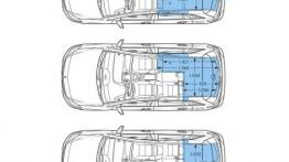 Mercedes B200 2012 - szkic auta - wymiary