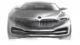 BMW Pininfarina Gran Lusso Coupe Concept (2013) - szkic auta