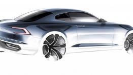 Volvo Concept Coupe (2013) - szkic auta