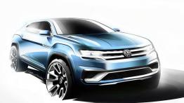 Volkswagen Cross Coupe GTE Concept (2015) - szkic auta