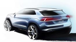 Volkswagen Cross Coupe GTE Concept (2015) - szkic auta