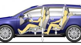 Volkswagen Passat Variant 2005 - szkic auta - wymiary