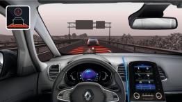 Renault Espace V (2015) - schemat działania systemu wspomagania jazdy