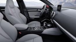 Audi A3 III e-tron (2013) - widok ogólny wnętrza z przodu