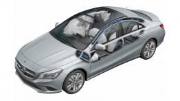 Mercedes CLA - schemat konstrukcyjny auta