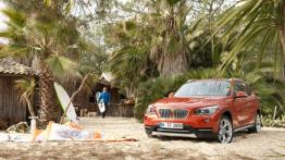 BMW X1 Facelifting - widok z przodu