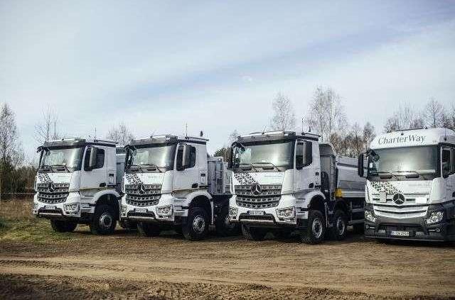 Gama terenowych pojazdów ciężarowych Mercedes-Benz