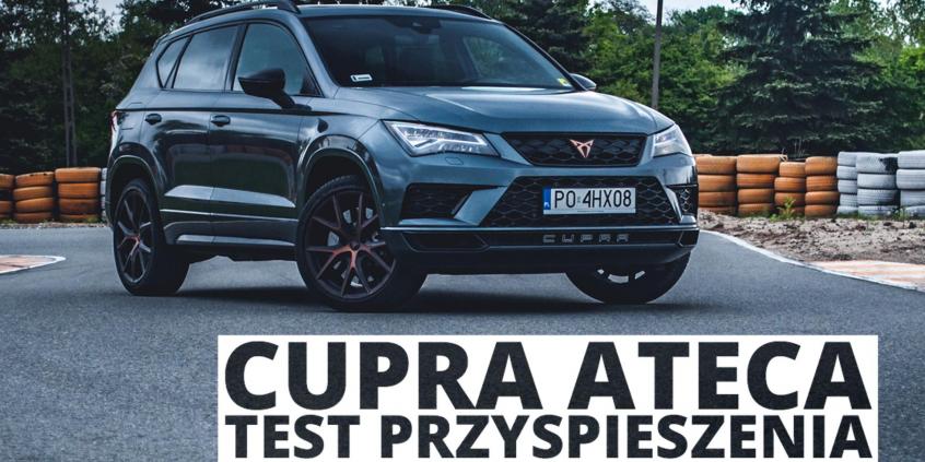 Cupra Ateca 2.0 TSI 300 KM (AT) - przyspieszenie 0-100 km/h