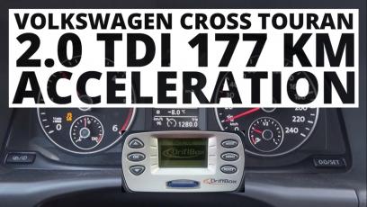 Volkswagen Cross Touran 2.0 TDI 177 KM (AT) - przyspieszenie 0-100 km/h