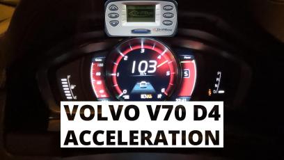 Volvo V70 2.0 D4 Drive-E 181 KM - acceleration 0-100 km/h