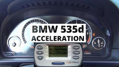BMW 535d xDrive 313 KM - acceleration 0-100 km/h
