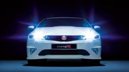 Honda Civic Type R 2009 - przód - reflektory włączone