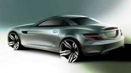 Mercedes SLK 2011 - szkic auta