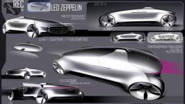 Mercedes F 015 Luxury in Motion Concept (2015) - szkic auta