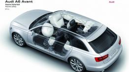 Audi A6 Avant V6 TFSI 2012 - schemat konstrukcyjny auta