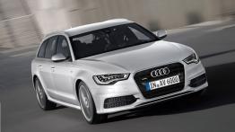 Audi A6 Avant V6 TFSI 2012 - przód - reflektory włączone