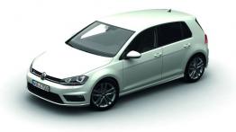 Volkswagen Golf VII hatchback R-Line (2013) - widok z góry