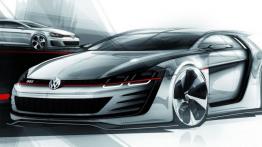 Volkswagen Design Vision GTI Concept (2013) - szkic auta