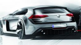 Volkswagen Design Vision GTI Concept (2013) - szkic auta