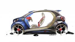 Smart FourJoy Concept (2013) - szkic auta