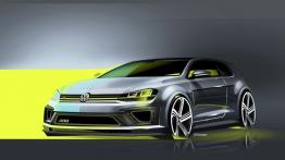 Volkswagen Golf VII R 400 Concept (2014) - szkic auta