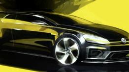 Volkswagen Golf VII R 400 Concept (2014) - szkic auta