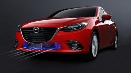 Mazda 3 III hatchback (2014) - szkice - schematy - inne ujęcie