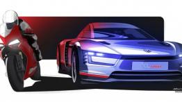 Volkswagen XL Sport Concept (2014) - szkic auta