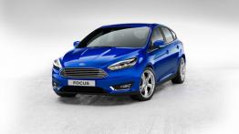 Ford Focus III Hatchback Facelifting (2014) - przód - reflektory wyłączone