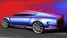 Volkswagen XL Sport Concept (2014) - szkic auta