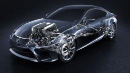 Lexus RC (2014) - schemat konstrukcyjny auta