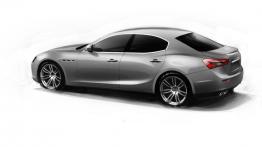 Maserati Ghibli (2014) - szkic auta