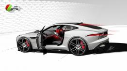 Jaguar F-Type R Coupe (2014) - szkic auta