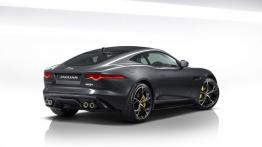 Jaguar F-Type AWD R Coupe Storm Grey (2015) - tył - reflektory włączone